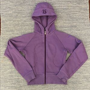 Lululemon Purple Scuba Zip Up Sweatshirt Y2K Vintage